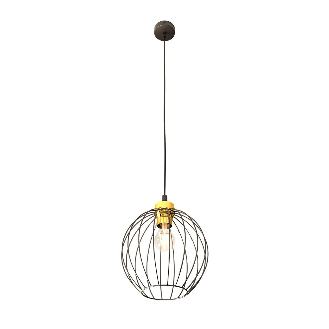 Hanglamp - NANDO 1 BL GOUD