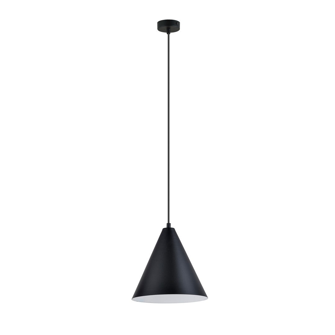 Hanglamp - REBEL 1 ZWART/WIT