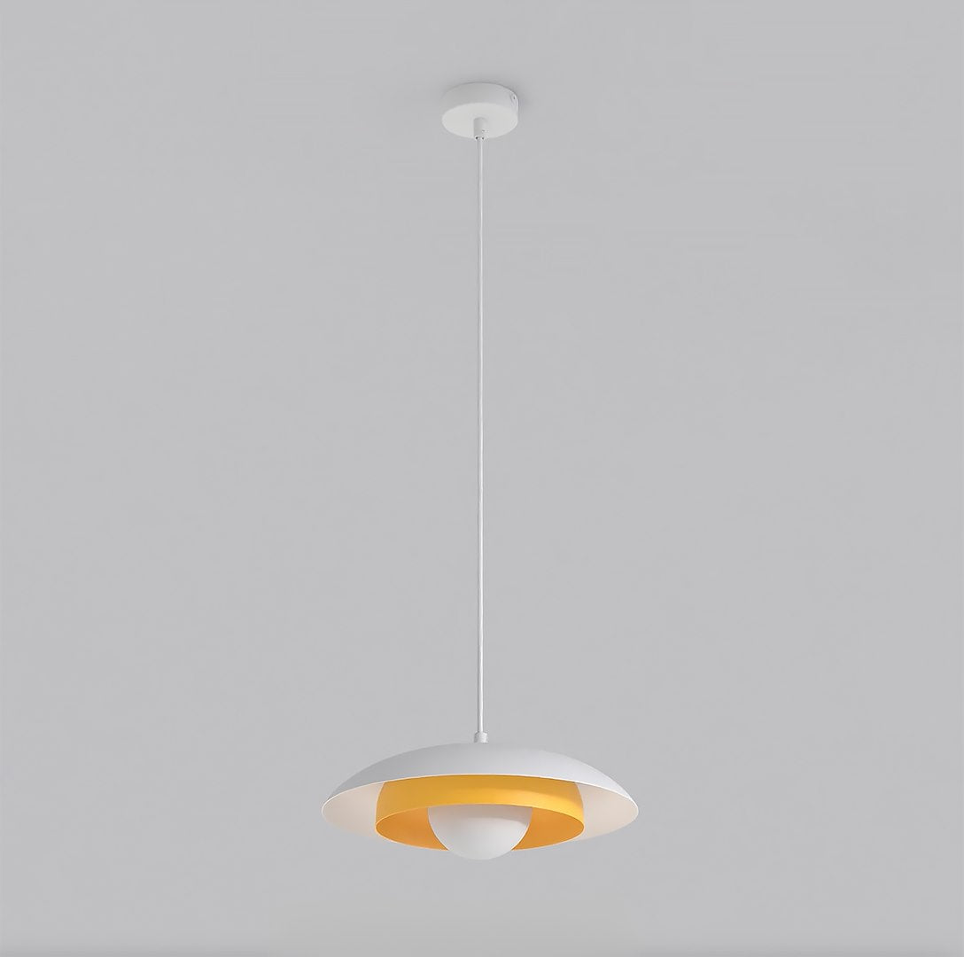 Hanglamp - SKIN 1 WIT ORANJE
