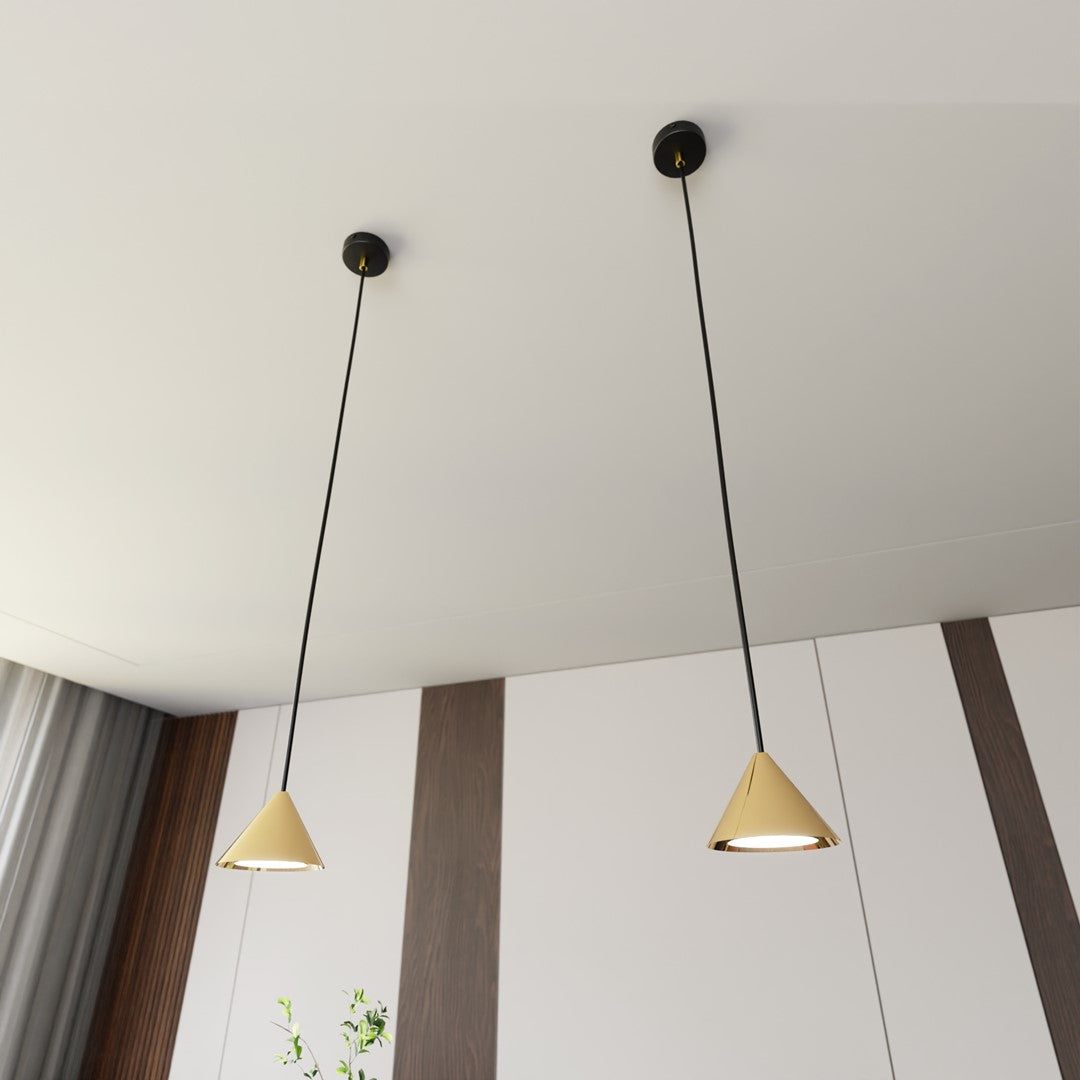Hanglamp - ELIT 1 BL GOUD