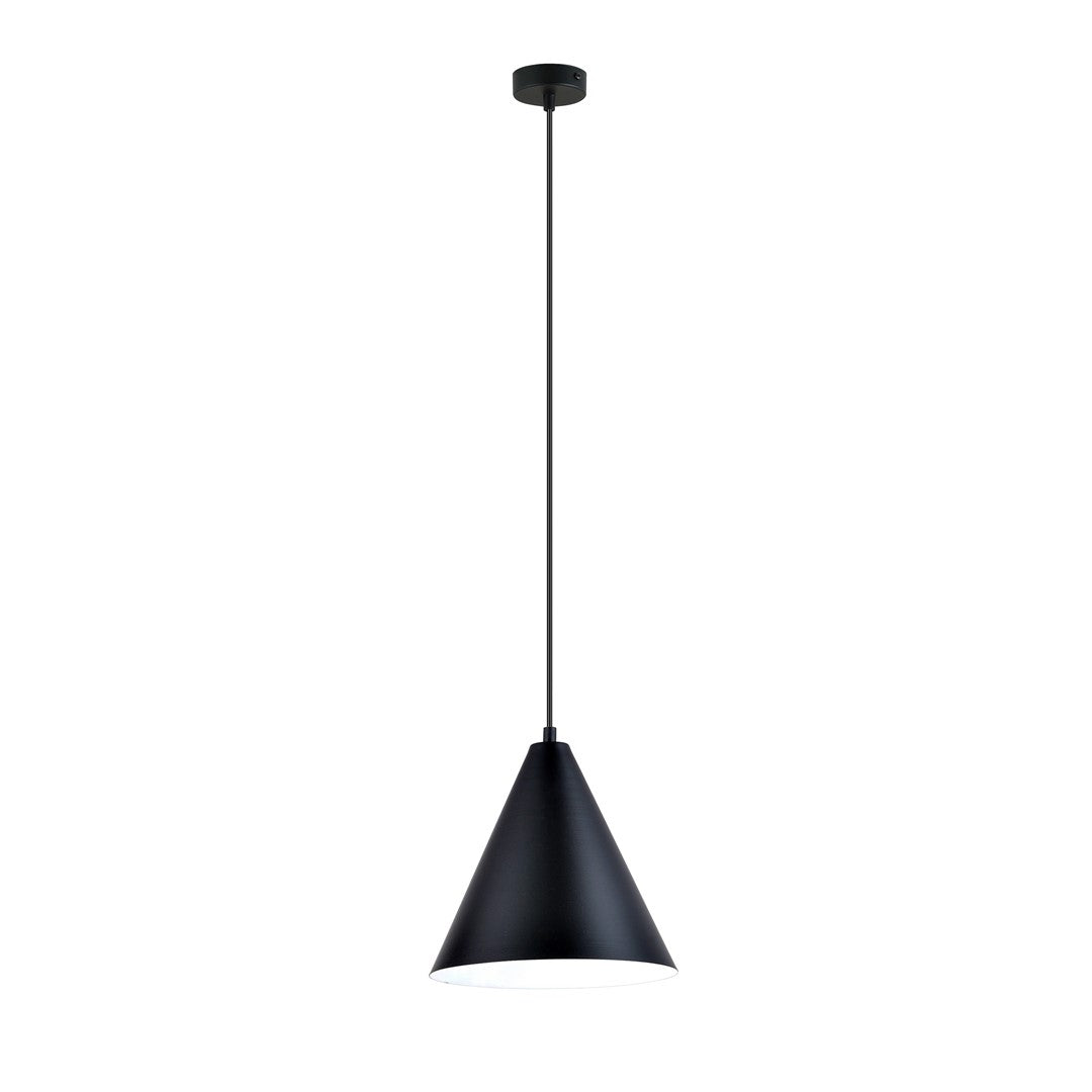 Hanglamp - REBEL 1 ZWART/WIT