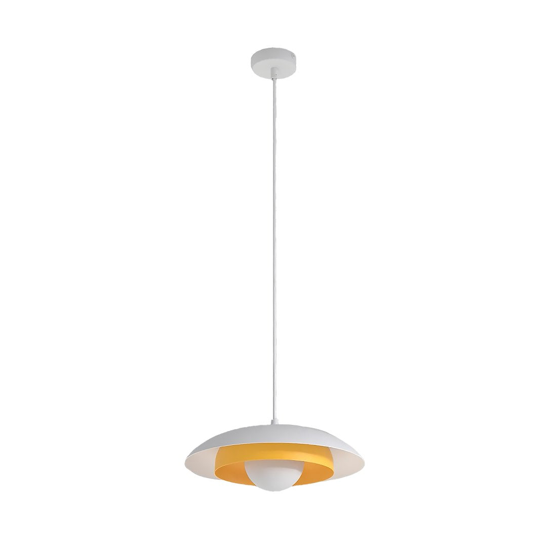 Hanglamp - SKIN 1 WIT ORANJE