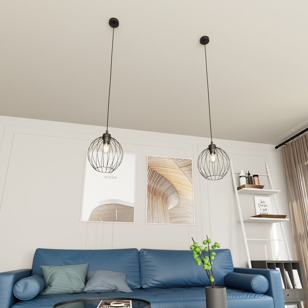 Hanglamp - NANDO 1 ZWART