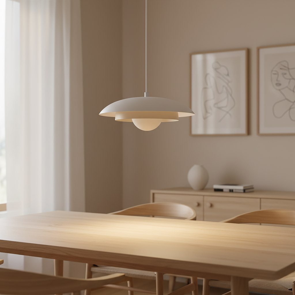 Hanglamp - SKIN 1 WIT MOKKA