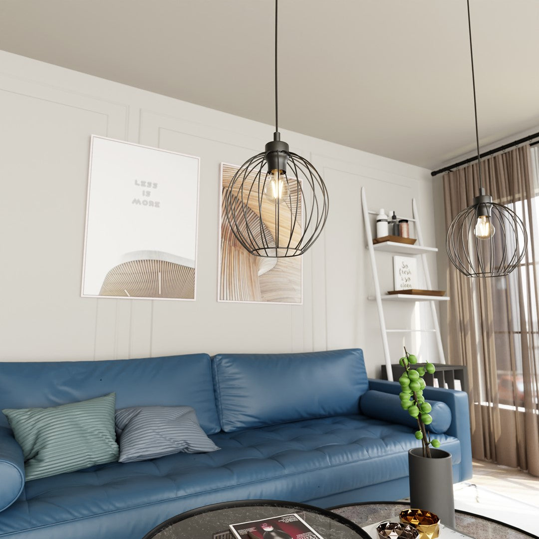 Hanglamp - NANDO 1 ZWART
