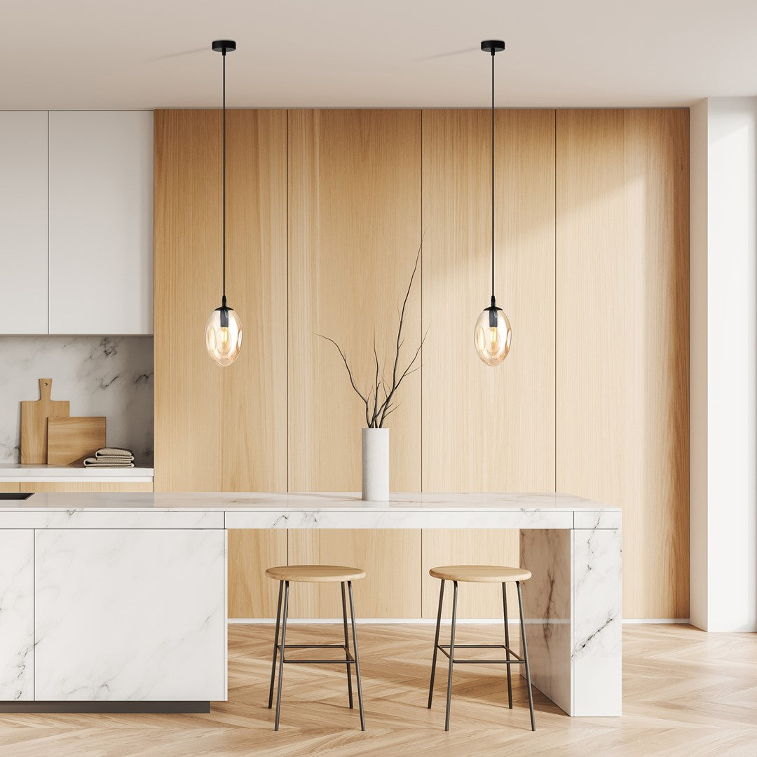 Hanglamp - ASTRAL 1 BL HONINGKLEURIG