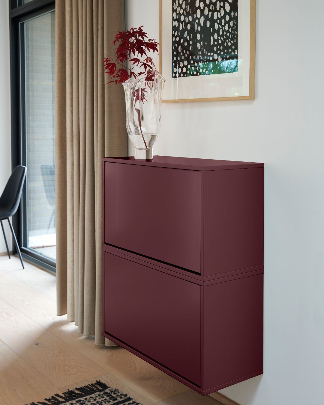 ReCollector Shoe Box - bordeauxrood