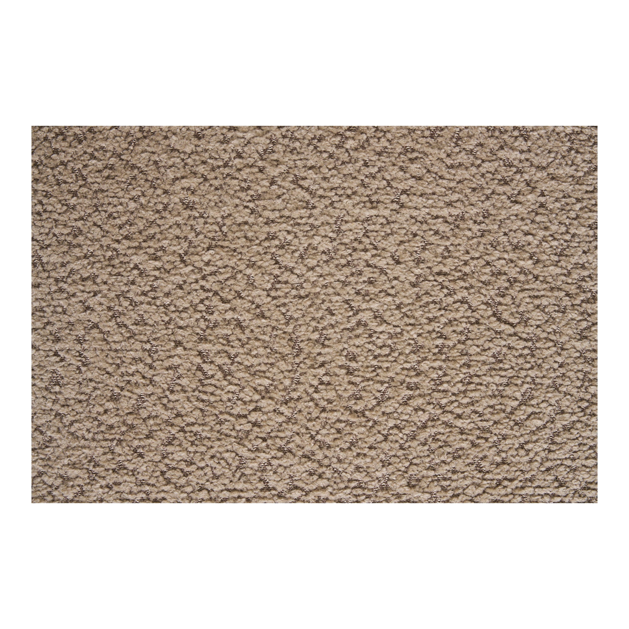 Safira Eetkamerstoel - Eetkamerstoel, bouclé, beige, zwarte poten HN1266 (set van 2)
