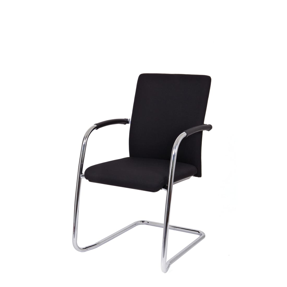 Workliving Vergaderstoel X1 - Comfort Slede Zwart