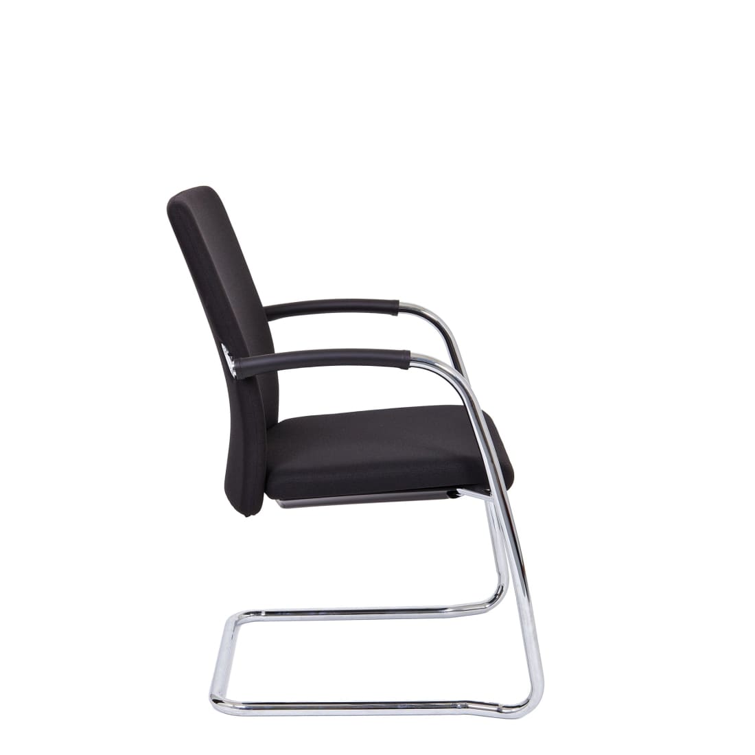 Workliving Vergaderstoel X1 - Comfort Slede Zwart