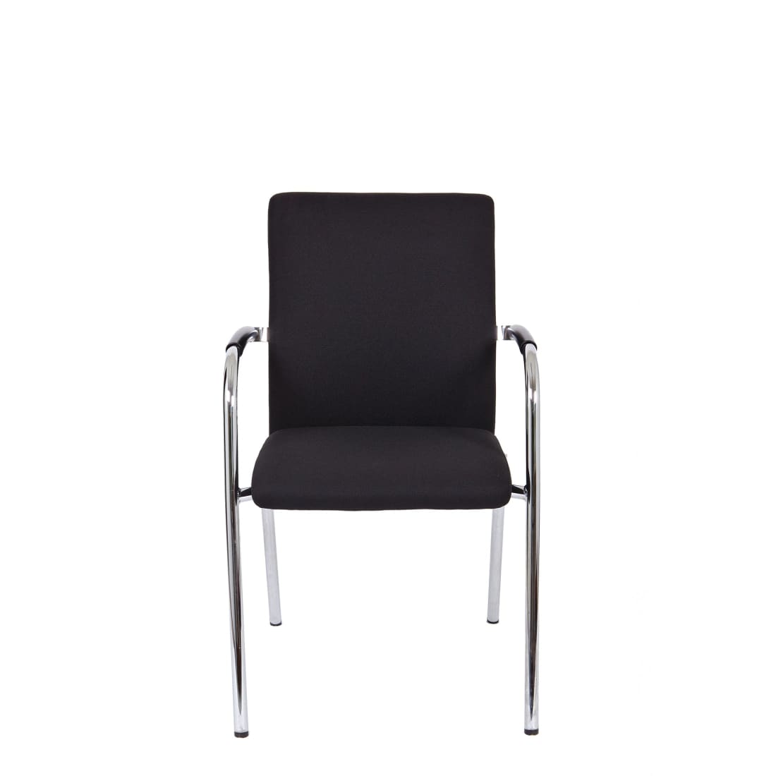 Workliving Vergaderstoel X1 - Comfort Vierpoot Zwart