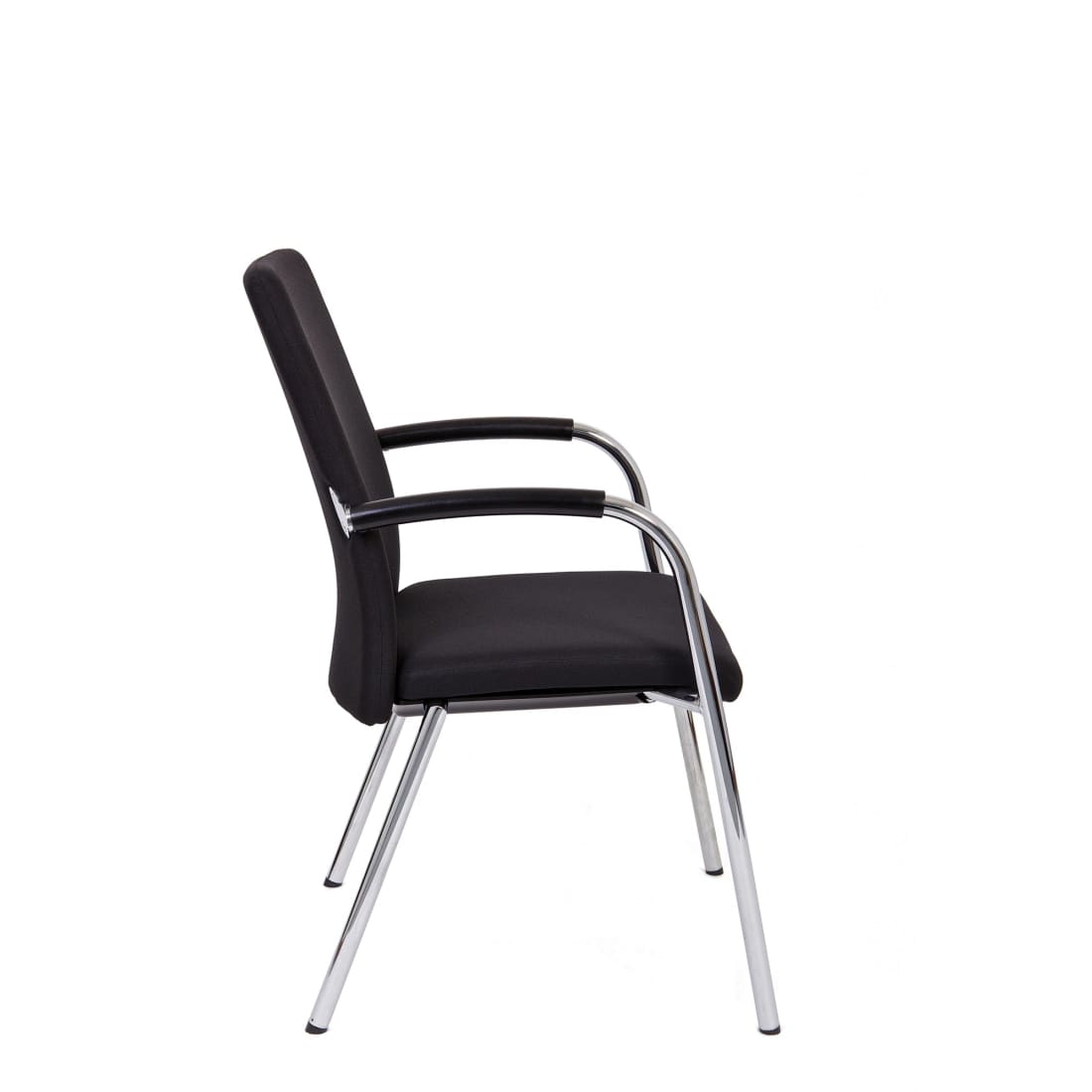 Workliving Vergaderstoel X1 - Comfort Vierpoot Zwart