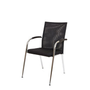 Workliving Vergaderstoel X1 - Mesh vierpoot zwart