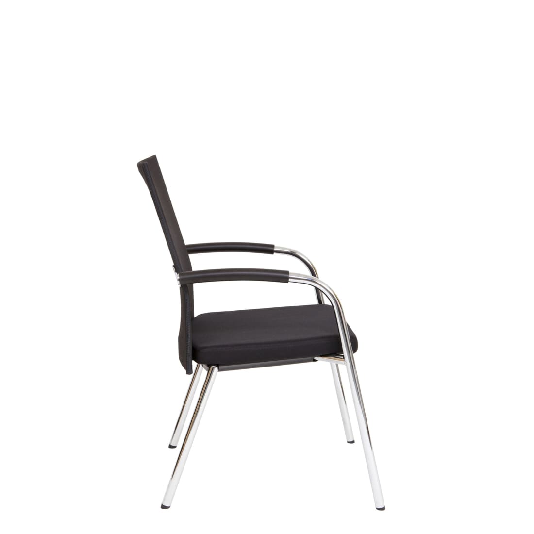Workliving Vergaderstoel X1 - Mesh vierpoot zwart