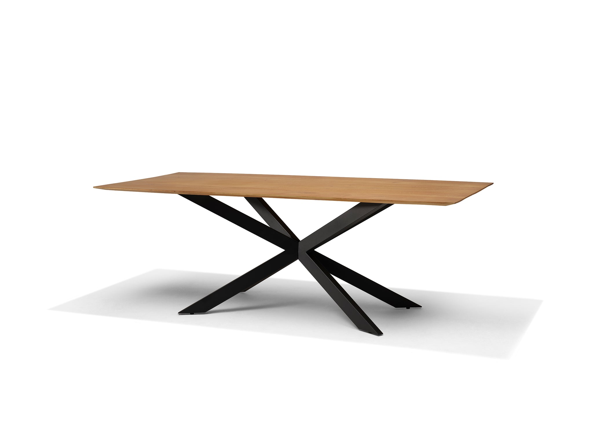 Solar Eettafel 190 x 100 cm Rechthoek Mango Naturel 3 cm