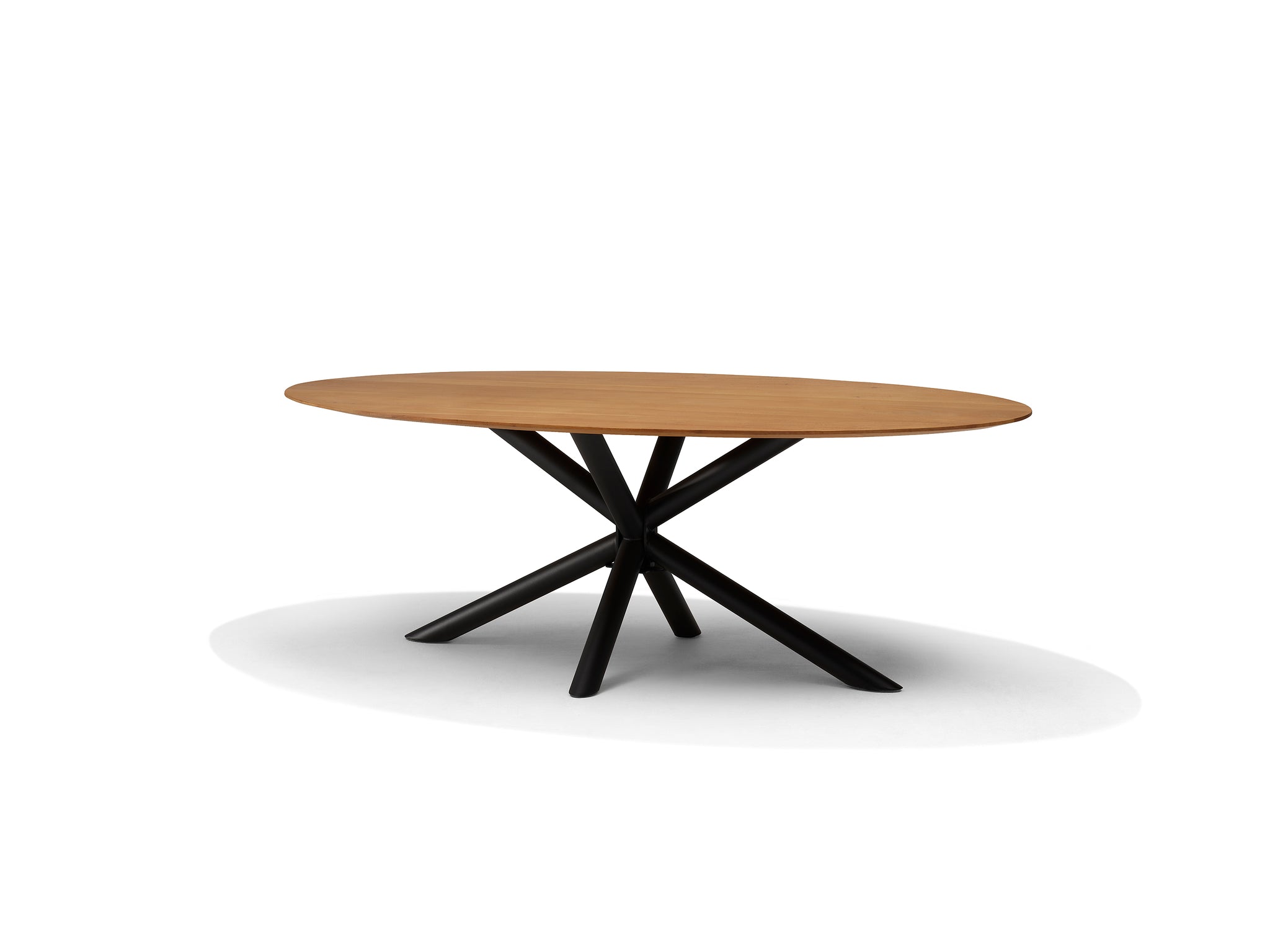 Sirius Eettafel 220 x 120 Ovaal Mango Naturel 3 cm