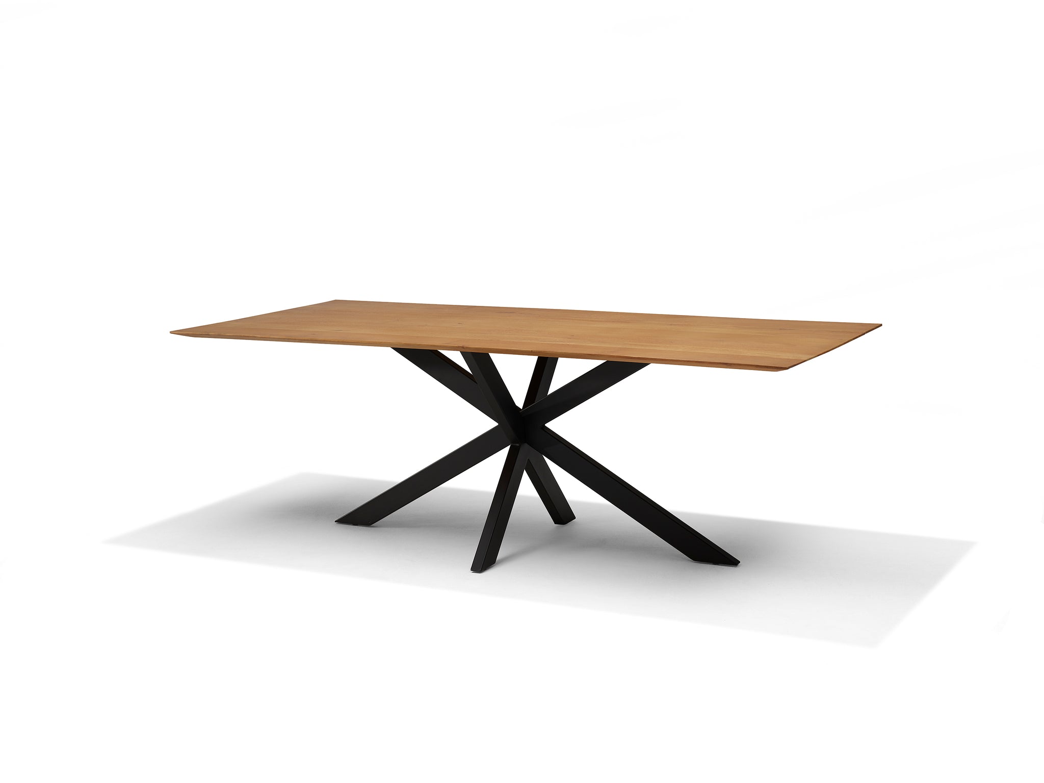 Star eetkamertafel 190 x 100 rechthoekig mango naturel 3 cm