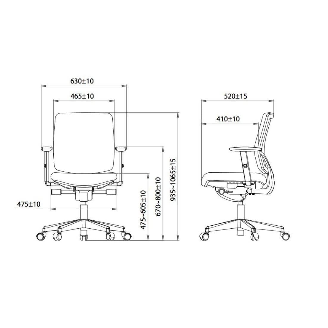 Workliving Thuiswerk Mesh - Bureaustoel Ergonomisch Ontwerp (N)EN 1335