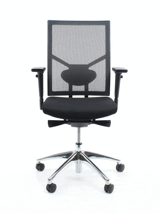 Workliving Zuidas Mesh - Regain-zitting - Ergonomische designbureaustoel (N)EN 1335