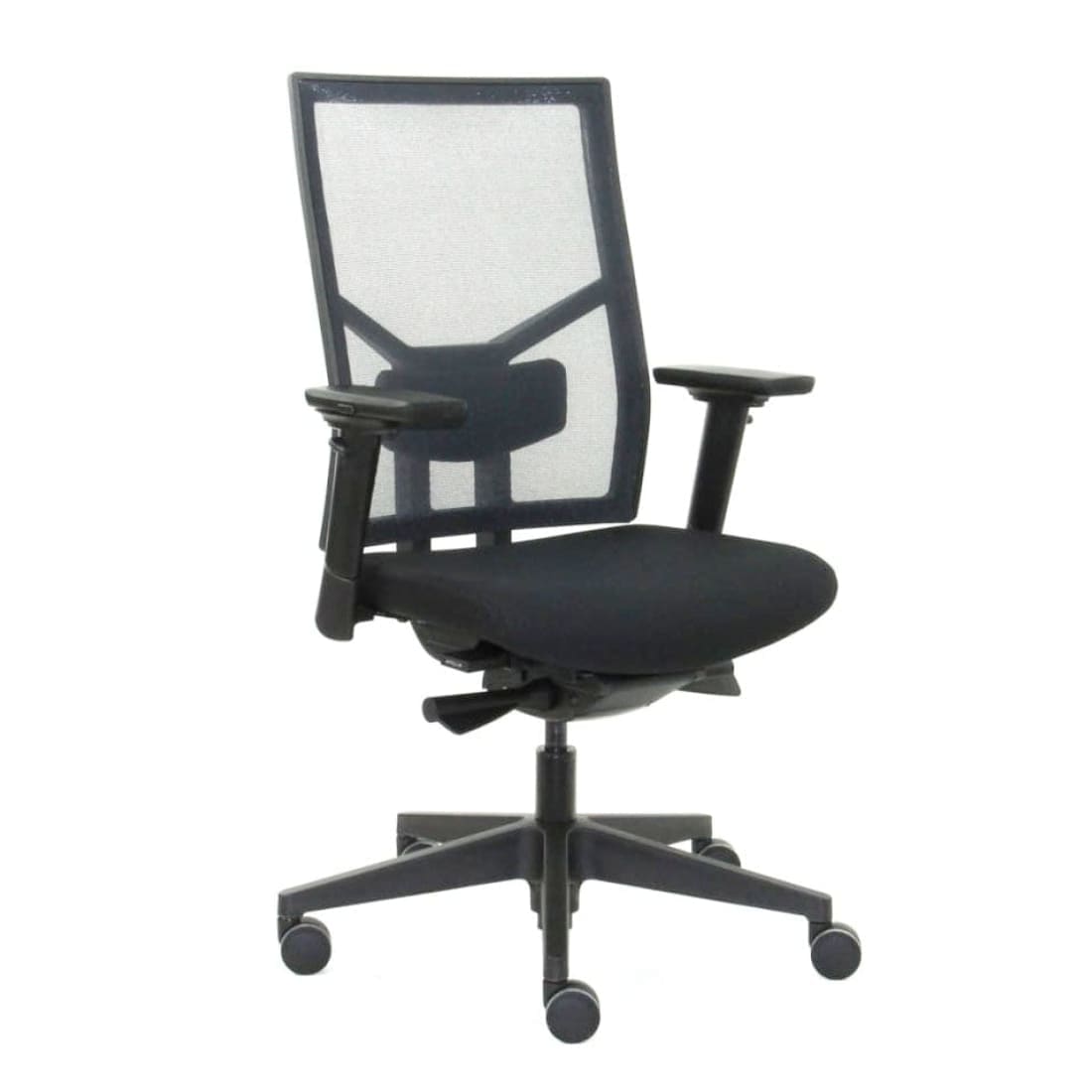 Workliving Zuidas Mesh Zwarte Editie - Zitting van Regain - Ergonomische bureaustoel (N)EN 1335