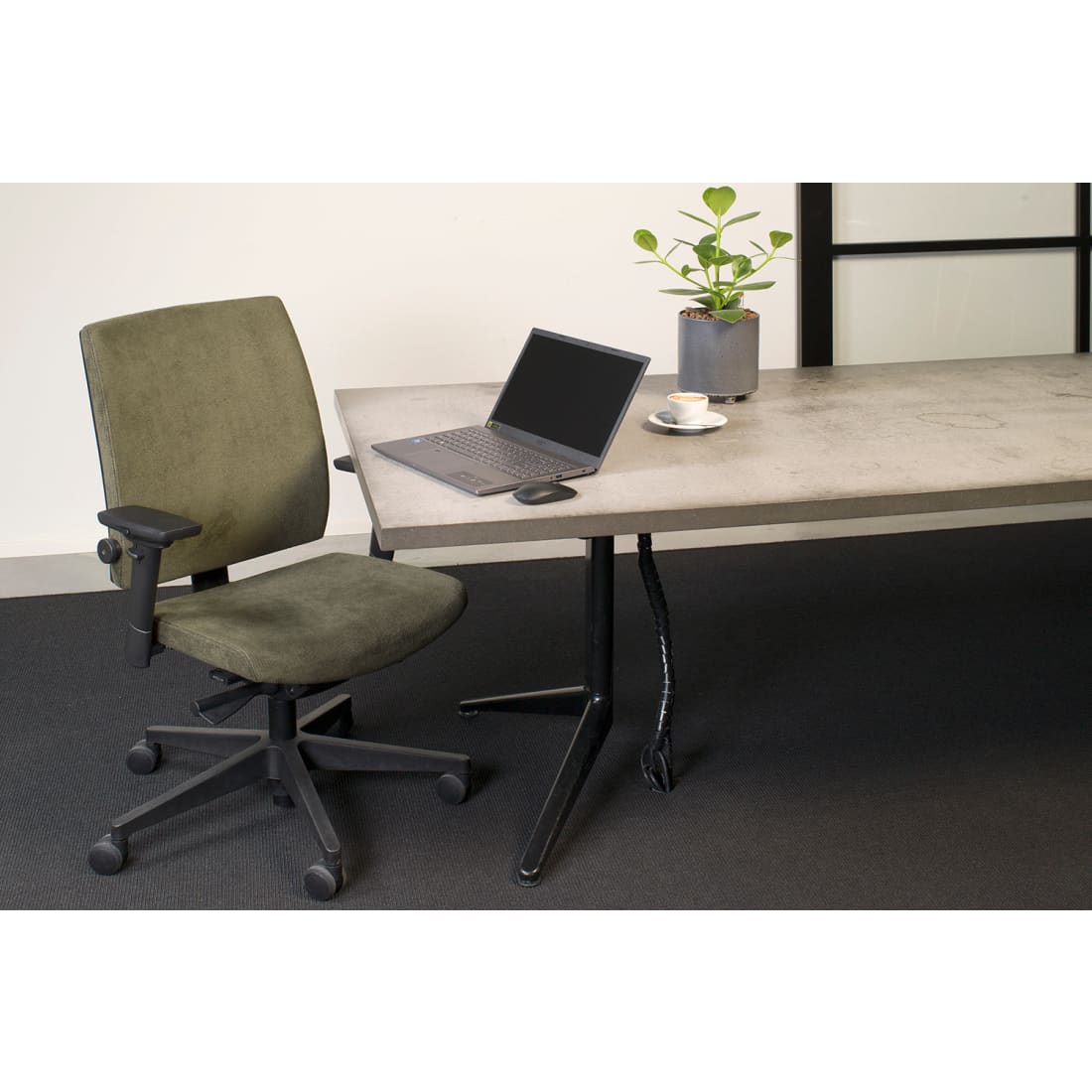 Workliving Eva Comfort Groen Regain - Ergonomische bureaustoel (N)EN 1335