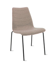 Workliving Verona Eetkamerstoel / Vergaderstoel - Wolvilt Fenice 511 lichtbruin - frame zwart