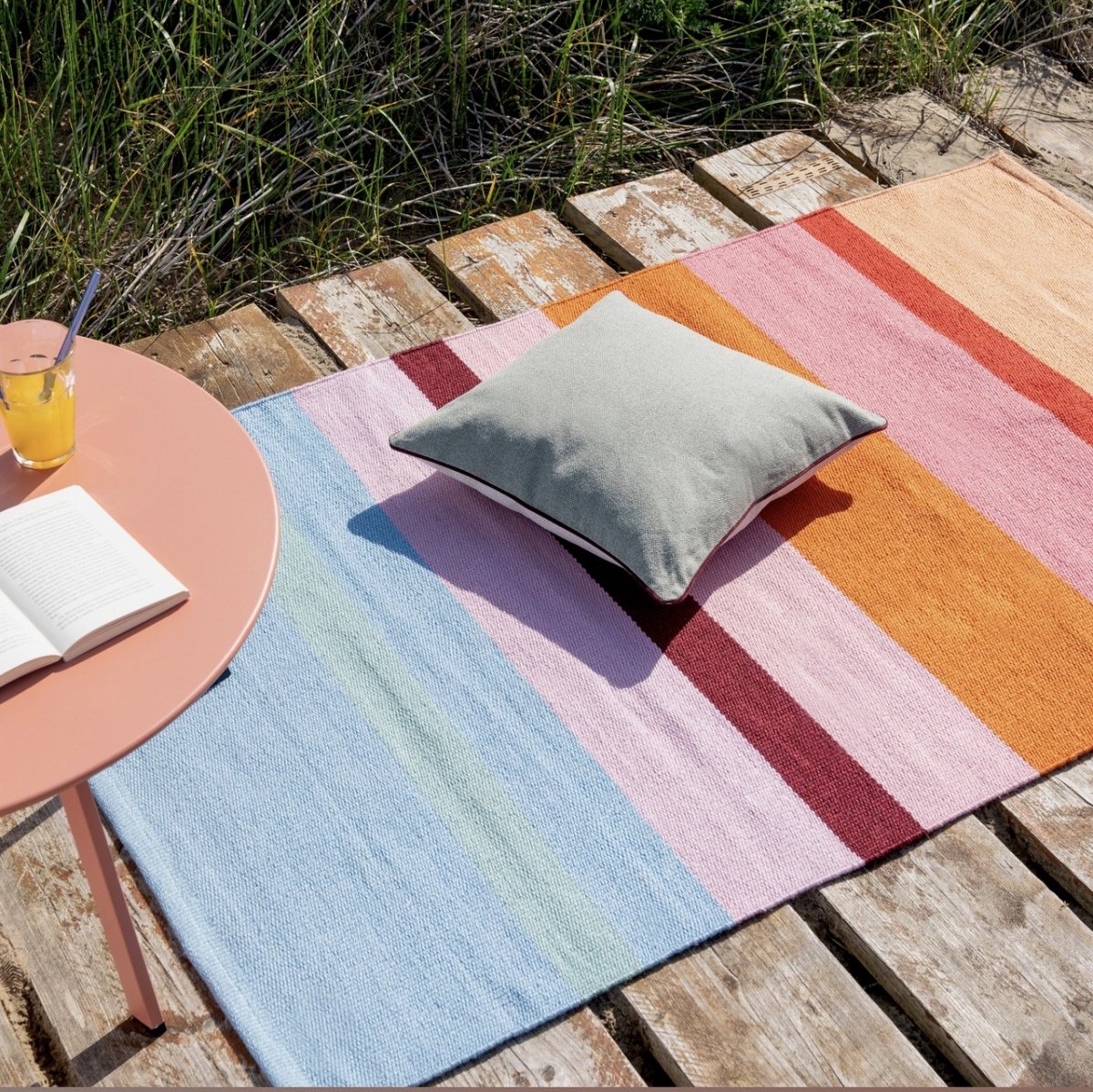 Buitenkleed Roze 100x160 cm