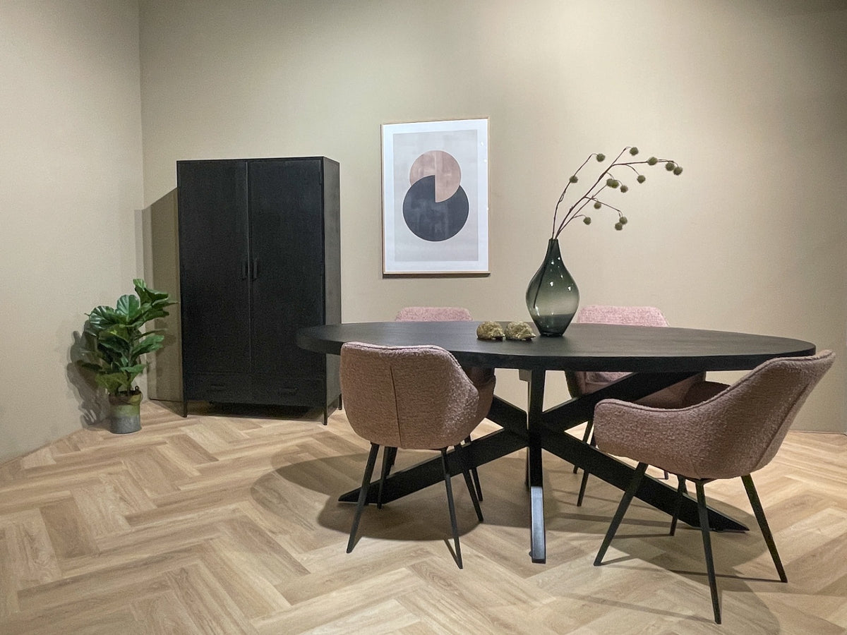 Eettafel Kala Ovaal Spider 240 cm