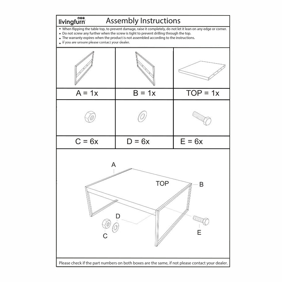 Salontafel Norris 60 cm
