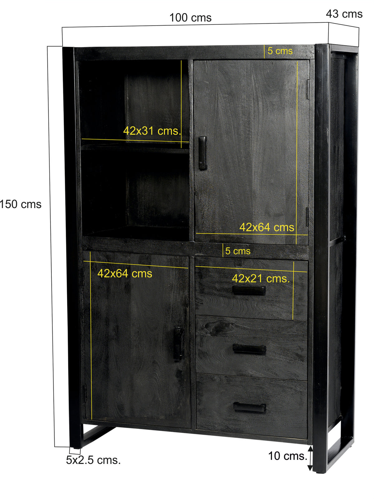 Wandkast Norris 100 cm