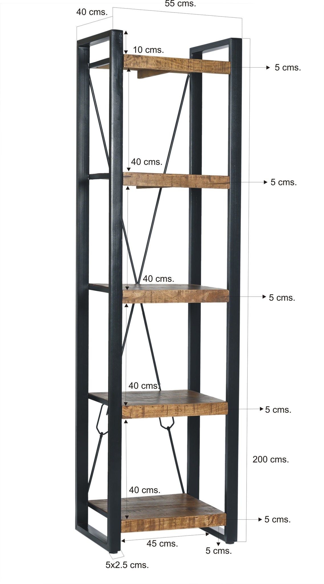 Wandkast Nairobi 55 cm