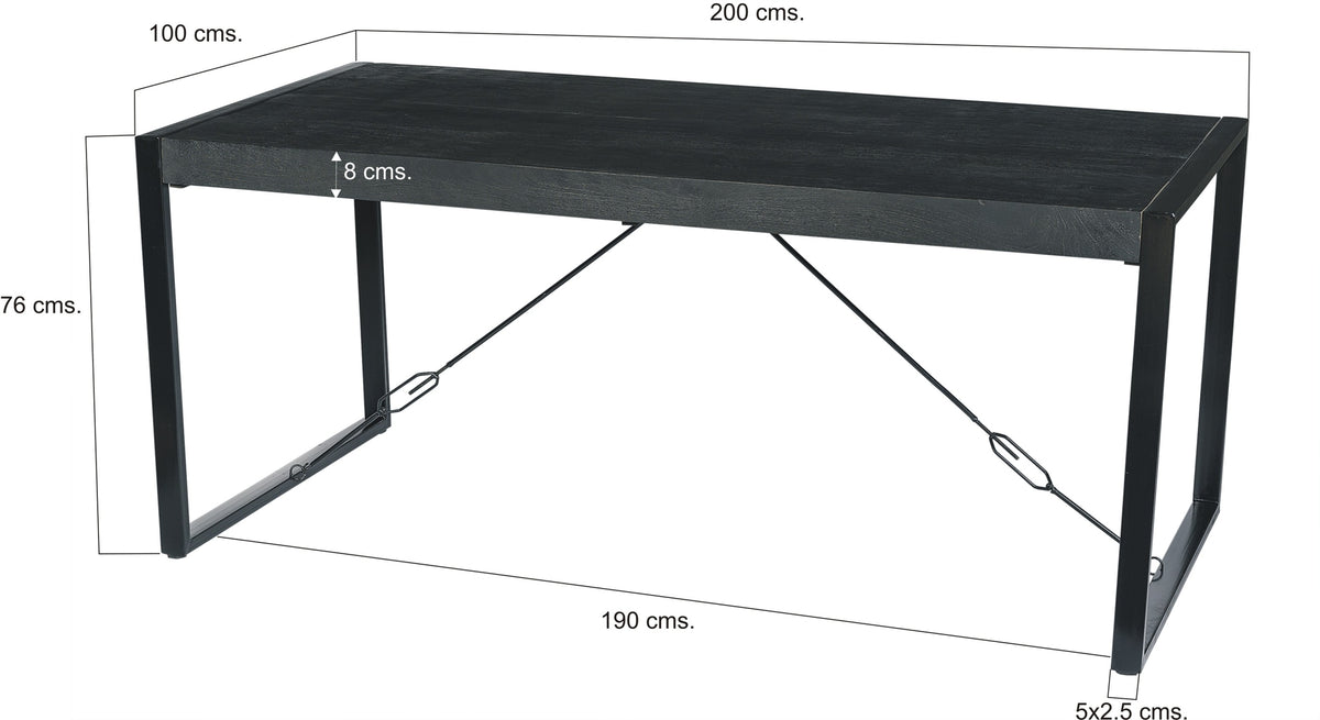 Eettafel Norris 200x100 cm