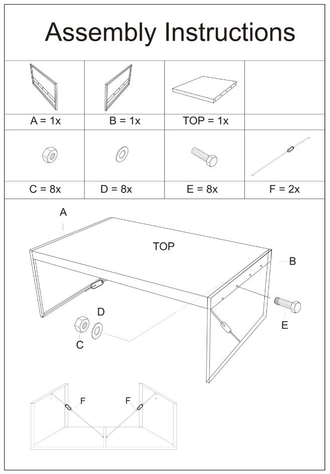 Eettafel Nairobi 220 x 100 cm