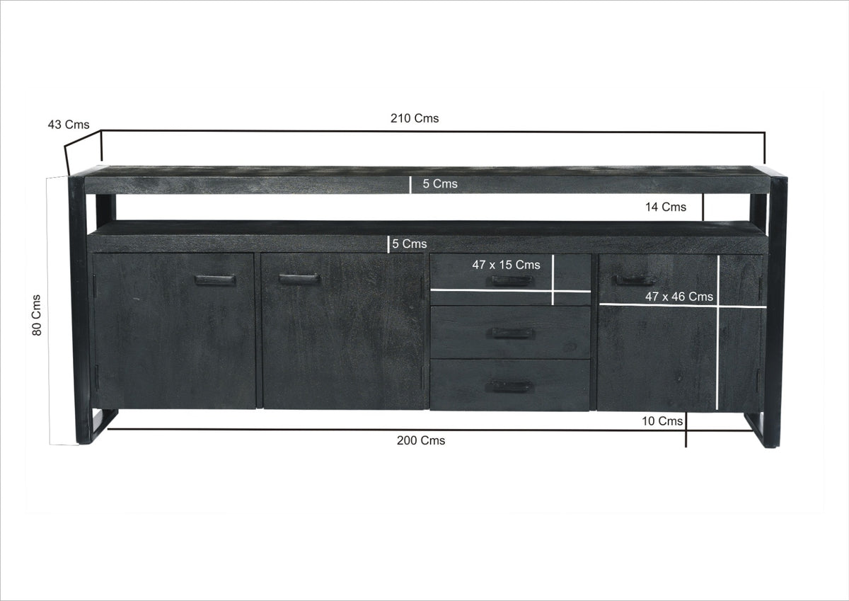 Dressoir Norris 210 cm