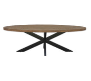 Eettafel Stevig ovaal 180 cm