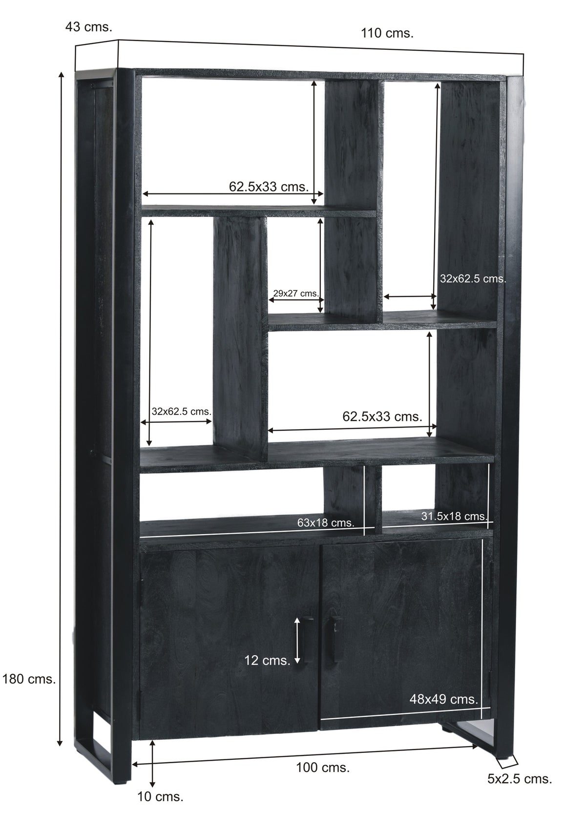 Wandkast Norris 110 cm