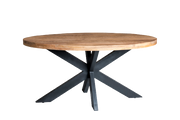 Eettafel Stevige ovale 160 cm