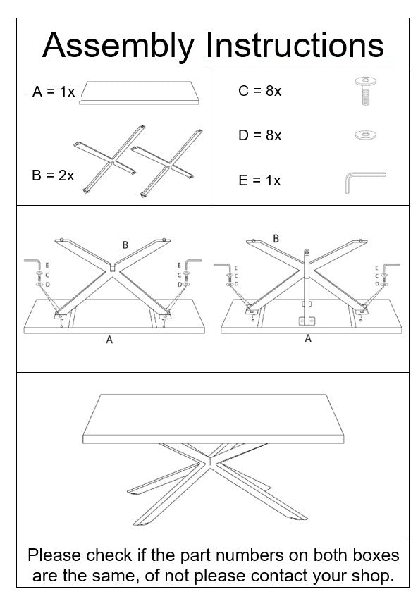 Eettafel Nairobi Boomtopspin 240 cm