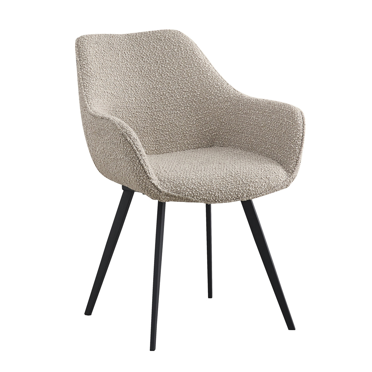 Eetkamerstoel Luca Bouclé beige