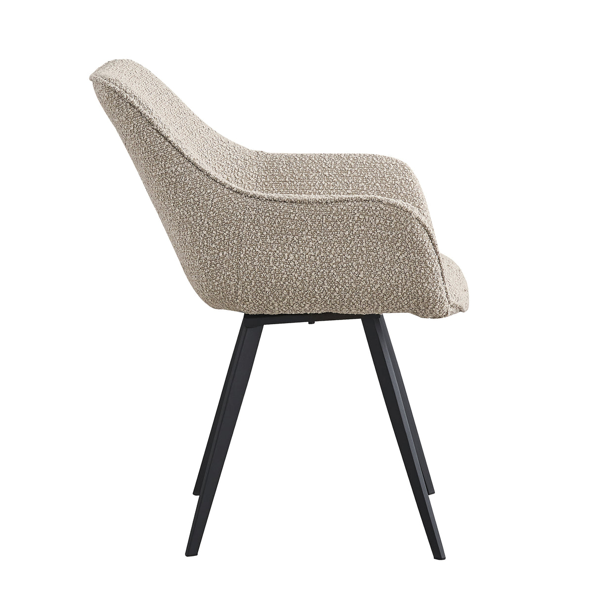 Eetkamerstoel Luca Bouclé beige