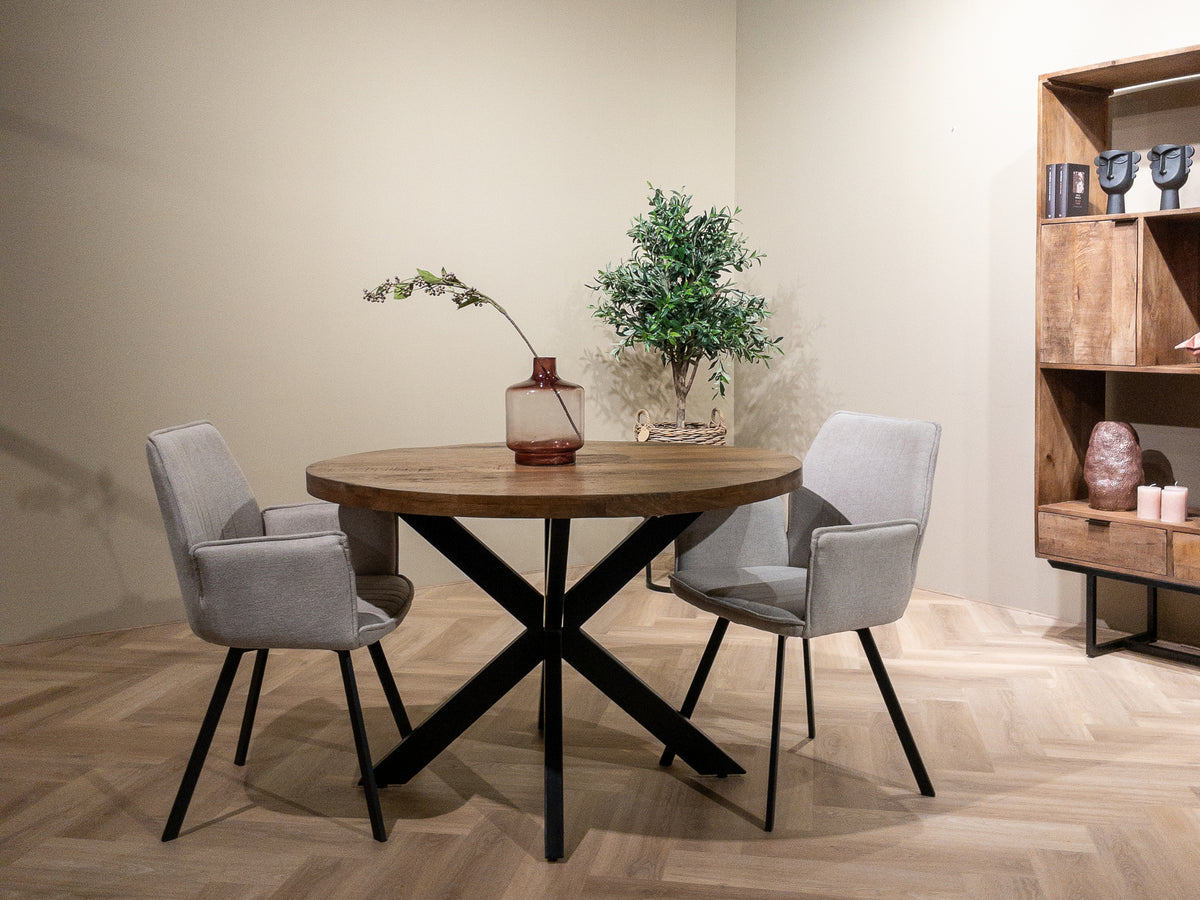 Eettafel Rocky Ronde Spin 140 cm