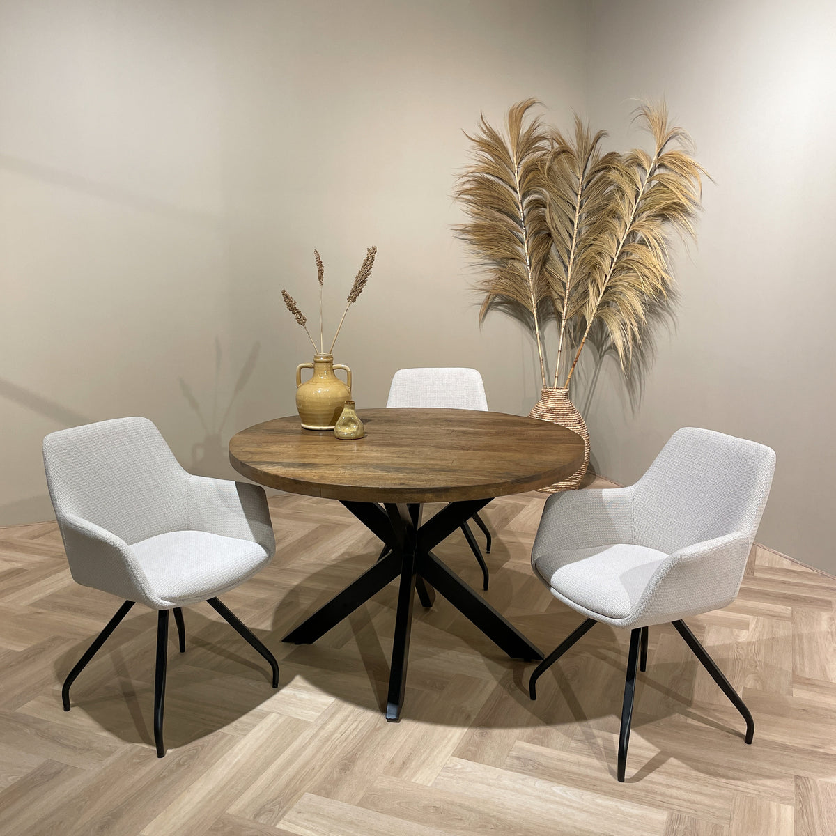 Eettafel Rocky Ronde Spin 120 cm