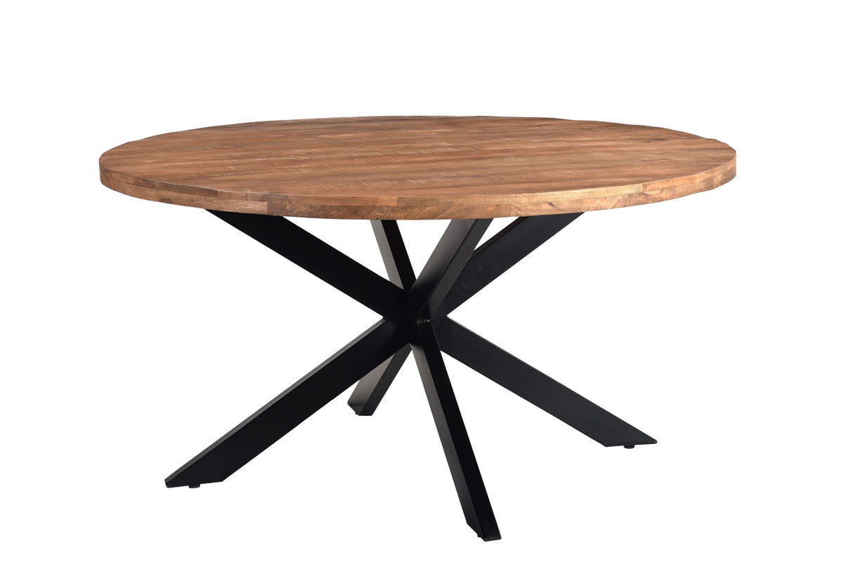 Eettafel Rocky ronde spin 130 cm