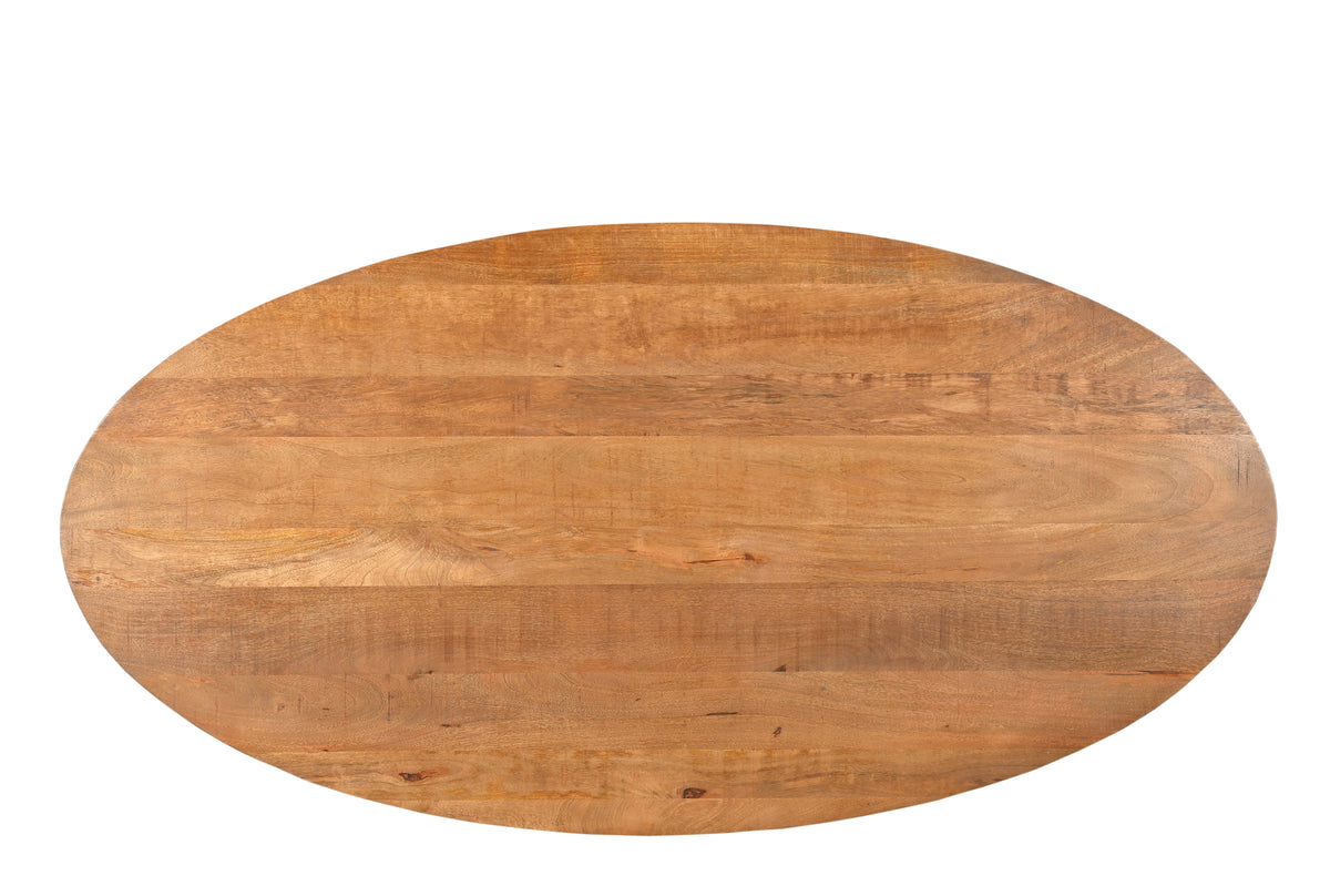 Eettafel Rocky Ovaal 160 cm