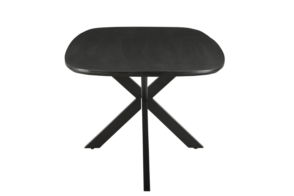 Eettafel Jesper Deens ovaal zwart 180 cm