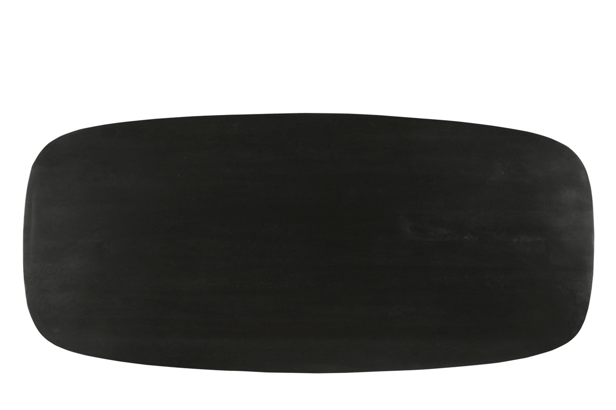 Eettafel Jesper Deens ovaal zwart 180 cm