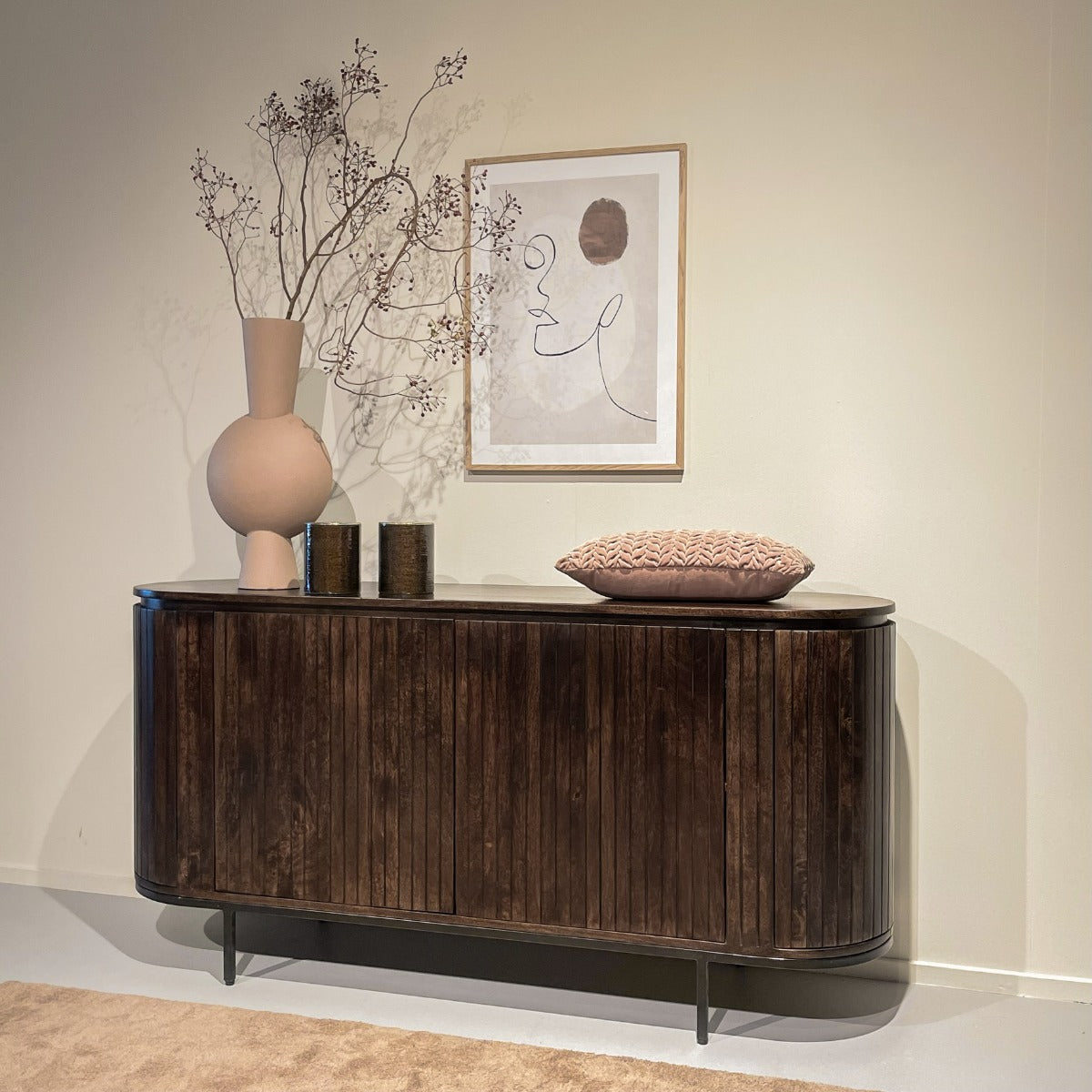 Dressoir Noor Walnoot 170 cm