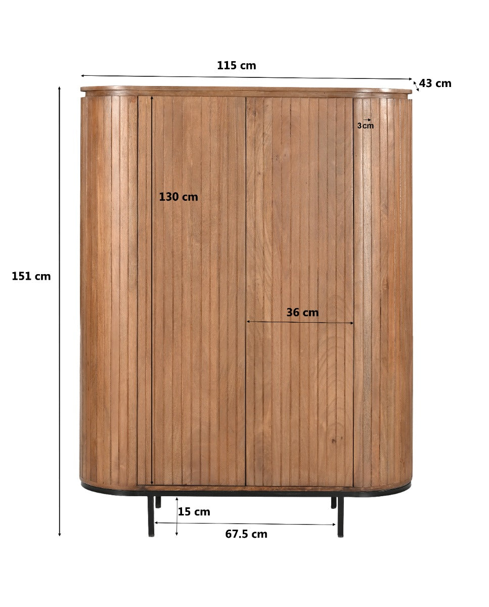 Wandkast Noor 150 cm