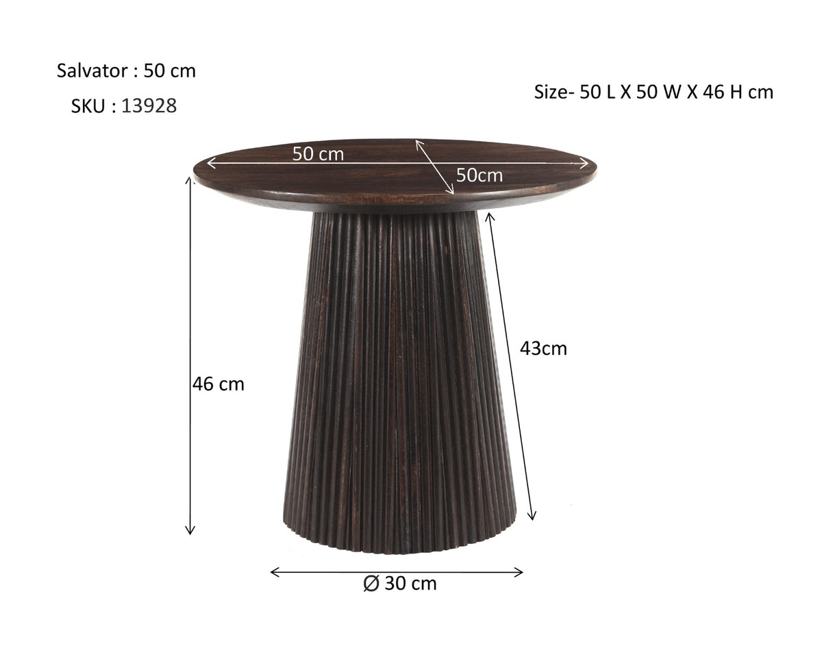 Salontafel Salvator Walnoot 50 cm