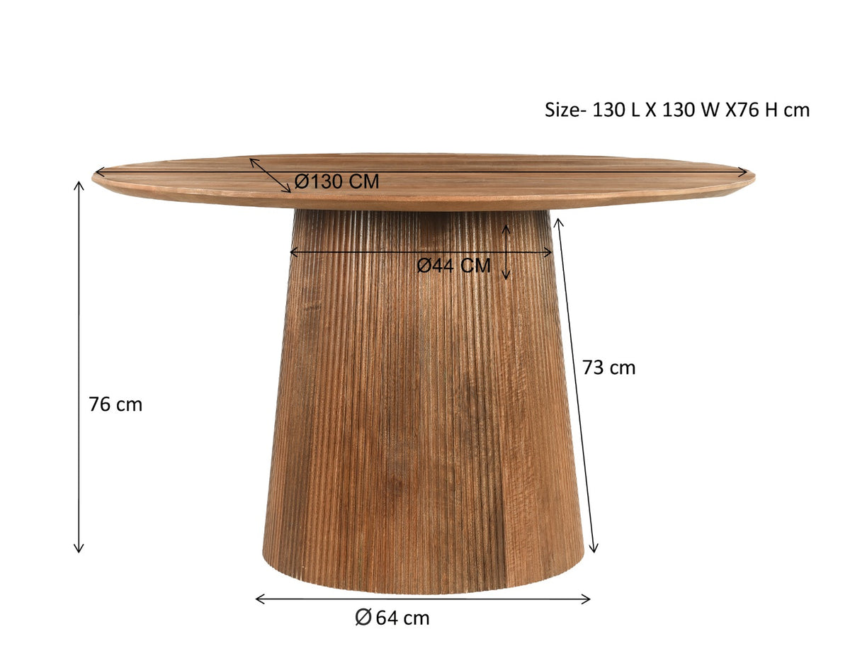 Eettafel Salvator 130 cm
